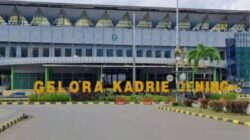 Dispora Kaltim Bahas Pembangunan Gedung Parkir di Stadion Gelora Kadrie Oening