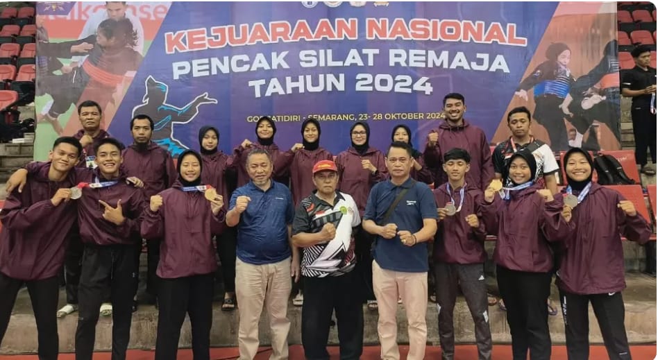 Foto : Tim Pencak Silat Remaja Kaltim. (its. 2024)