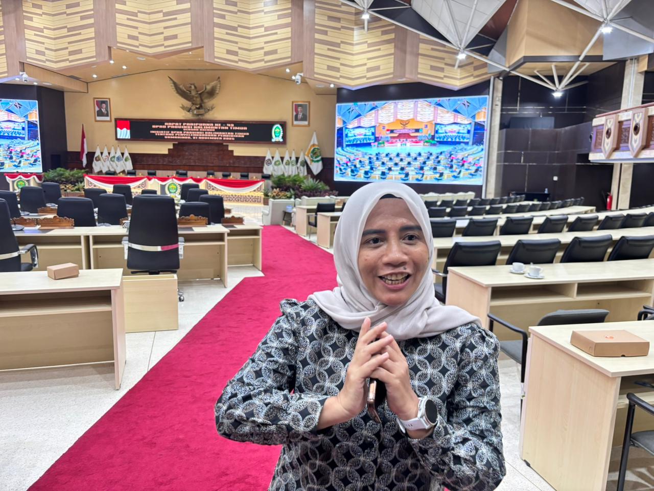 Wawancara Ketua Fraksi PKB Juga anggota badan musyawarah DPRD Kaltim Damayanti